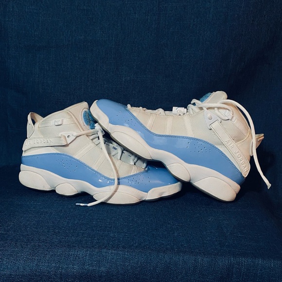 Men’s Jordans six rings baby blue sneakers - Picture 4 of 10